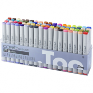 Copic Sketch 72 Set D набор маркеров с кистью в кейсе, вариант Д - Copic Sketch 72 Set D большой набор маркеров с кистью в кейсе, вариант Д купить в официальном магазине Copic.Club с доставкой по РФ и всему миру