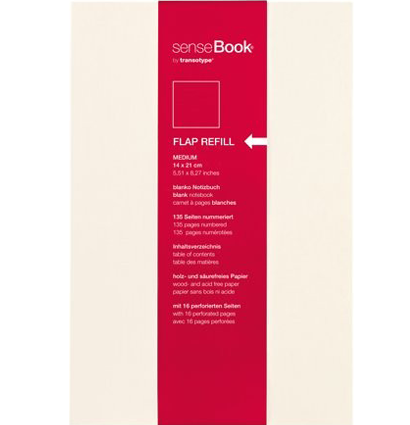 Блок бумаги сменный для блокнотов SenseBook Flap L клетка А4
