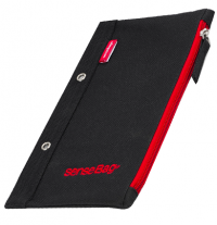 Пенал Copic SenseBag чёрный плоский тканевый на молнии