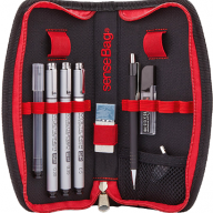 Пенал-футляр Copic SenseBag College Set тканевый чёрный на молнии - Пенал футляр Copic SenseBag College Set чёрный тканевый на молнии купить в магазине маркеров Copic.Club с доставкой по всему миру
