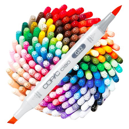Copic Ciao маркеры для рисования поштучно