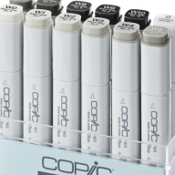 Copic Classic 12 Warm Gray набор маркеров в кейсе, тепло-серые цвета - Copic Classic 12 Warm Gray набор маркеров в кейсе, тепло-серые цвета купить в официальном магазине Копик Клаб / Copic Club с доставкой по РФ и всему миру
