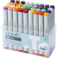 Copic Classic 36 Basic штук набор маркеров в кейсе, базовые цвета - Copic Classic 36 Basic штук набор маркеров в кейсе, базовые цвета купить в официальном магазине Копик Клаб (Copic.Club) с доставкой по РФ и всему миру