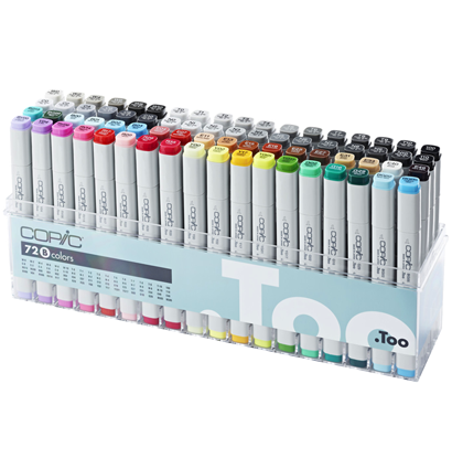 Copic Classic 72 Set B набор маркеров в кейсе, вариант B