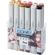 Copic Classic 12 Portrait набор маркеров в кейсе, телесные цвета - Copic Classic 12 Portrait набор маркеров в кейсе, телесные цвета купить в официальном магазине Копик Клаб / Copic Club с доставкой по РФ и всему миру