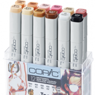 Copic Classic 12 Portrait набор маркеров в кейсе, телесные цвета - Copic Classic 12 Portrait набор маркеров в кейсе, телесные цвета купить в официальном магазине Копик Клаб / Copic Club с доставкой по РФ и всему миру