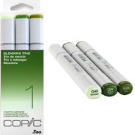Copic Sketch 3 Color Fusion 1 набор зелёных маркеров - Copic Sketch 3 Color Fusion 1 набор зелёных маркеров