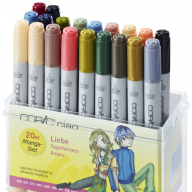 Copic Ciao 20 Love набор маркеров с кистью в кейсе, романтические цвета - Copic Ciao 20 Love набор маркеров с кистью в кейсе, романтические цвета