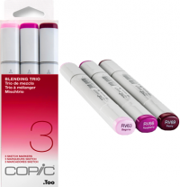 Copic Sketch 3 Color Fusion 3 набор красных маркеров