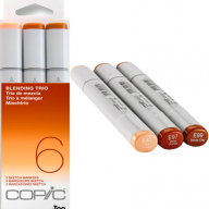 Copic Sketch 3 Color Fusion 6 набор рыжих маркеров - Copic Sketch 3 Color Fusion 6 набор рыжих маркеров