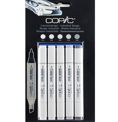 Copic Classic 5 Industrial Design набор маркеров в блистере "Промышленный Дизайн"