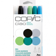Copic Ciao 6 Sea набор маркеров &quot;Морские&quot; - Copic Ciao 6 Sea набор маркеров "Морские"