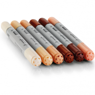 Copic Ciao 6 Skin набор маркеров &quot;Телесные&quot; - Copic Ciao 6 Skin набор маркеров "Телесные"