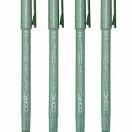 Набор капиллярных линеров Copic Multiliner 4 штуки оливкового цвета (перо 0.05 - 0.5 мм) - Набор капиллярных линеров Copic Multiliner 4 штуки оливкового цвета (0.05 - 0.5 мм) купить в магазине для художников Copic.Club с доставкой по всему миру