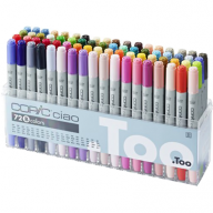 Copic Ciao 72 Set B набор маркеров с кистью в кейсе, вариант B - Copic Ciao 72 Set B набор маркеров с кистью в кейсе, вариант B