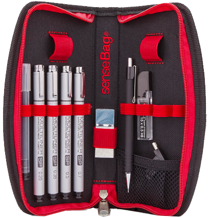 Набор линеров Copic Multiliner College Set  B 13 предметов в пенале