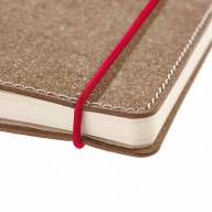 Блокнот SenseBook Red Rubber M на резинке с кожаной обложкой клетка А5 80 гм - Блокнот SenseBook Red Rubber M на резинке с кожаной обложкой клетка А5 / 80 гм купить в магазине Copic.Club с доставкой по всему миру