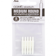 Набор перьев Copic Sketch Medium Round круглый наконечник 5 штук - Набор перьев для маркеров Copic Sketch Medium Round круглый наконечник 5 штук купить в магазине Copic.Club с доставкой по всему миру