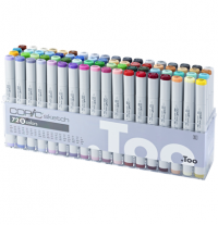 Copic Sketch 72 Set B набор маркеров с кистью в кейсе, вариант B